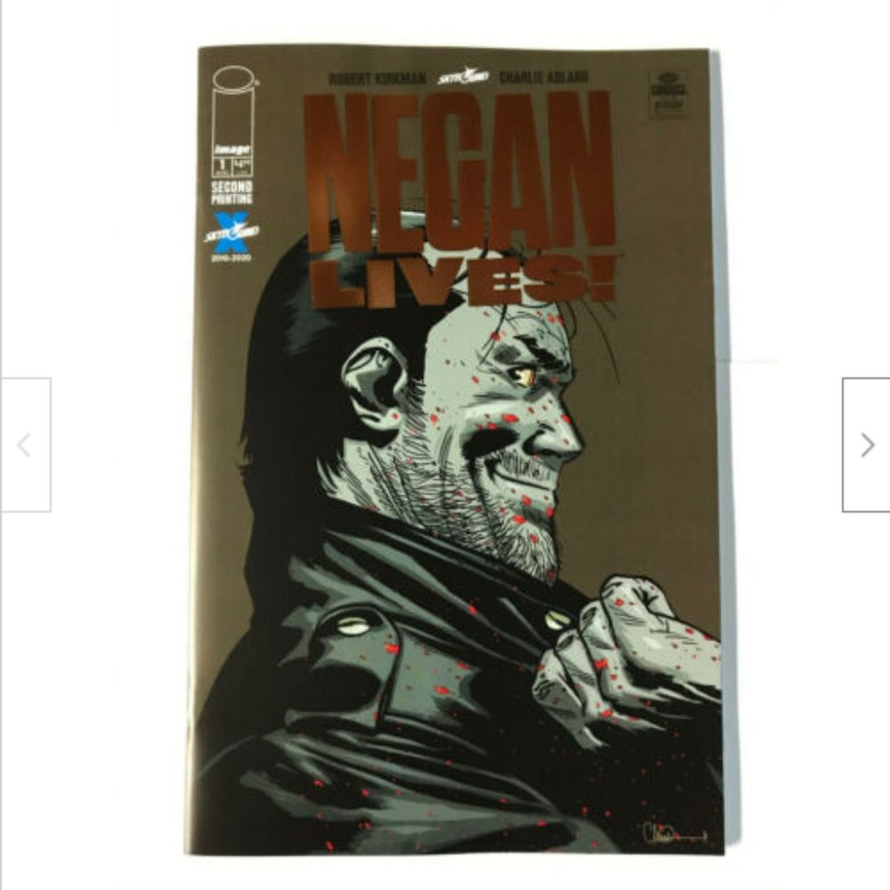 Negan Lives #1 Bronze Foil Retailer Variant Image Comic 2020 Walking Dead